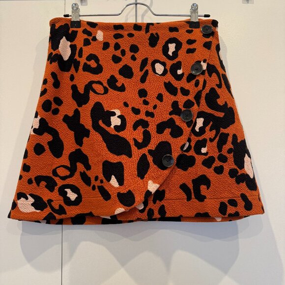 Anthropologie Dresses & Skirts - Maeve by Anthropologie Leopard Print Mini Skirt –XS (Fits Medium)